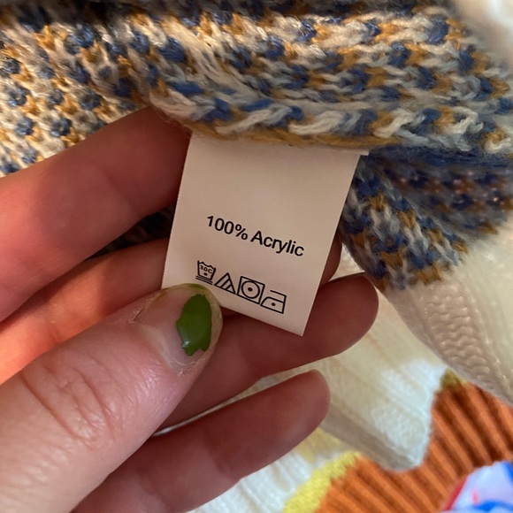 Shein Graphic Knit Cardigan Sweater - Picture 2 of 4